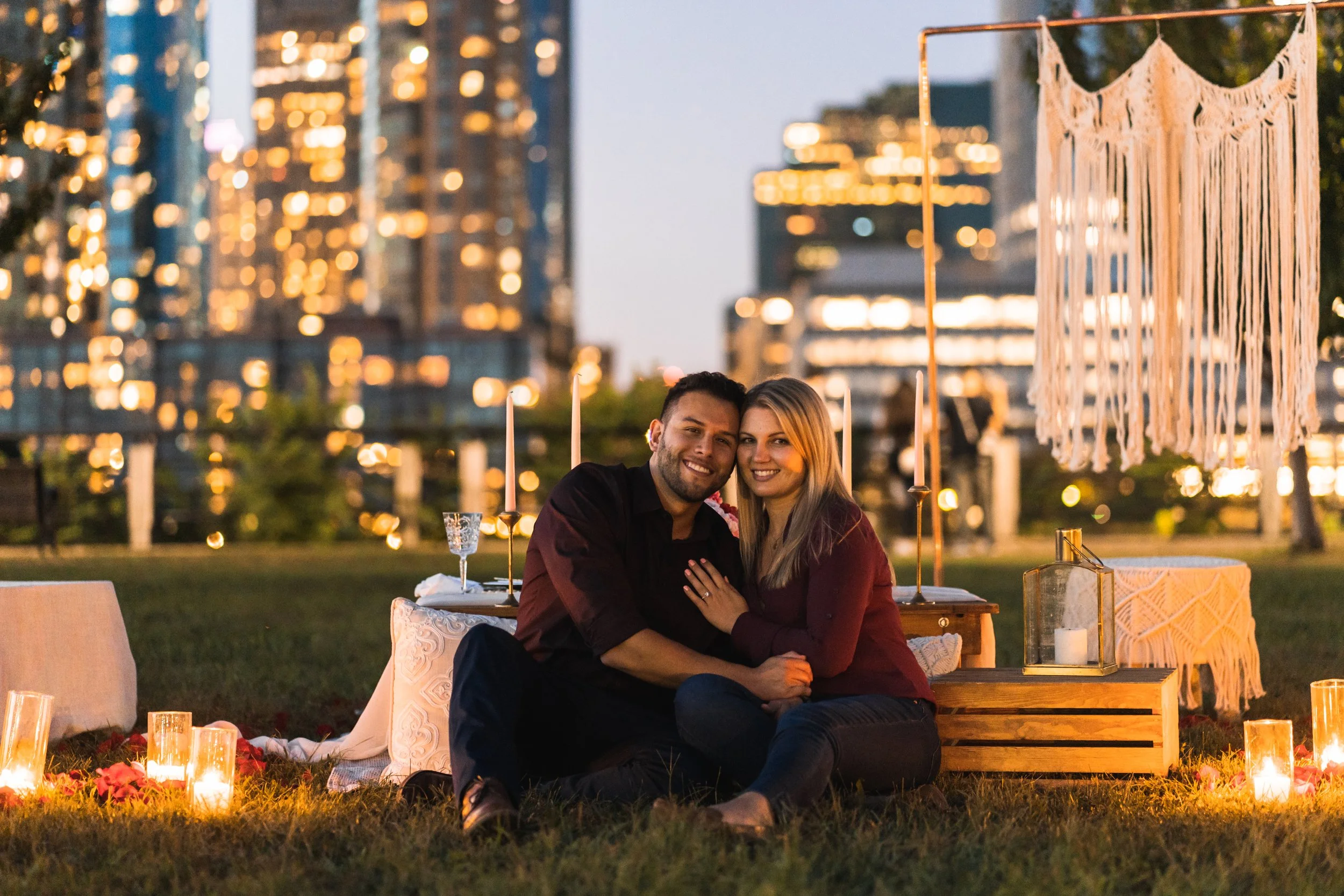 candlelit proposal ideas