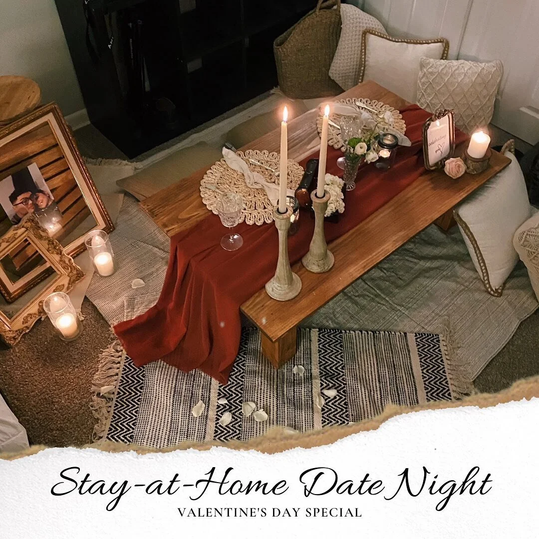 For folks looking for a more intimate experience at home this Valentine&rsquo;s Day, we&rsquo;re offering a limited time special for a picnic package for two. Time slots limited! DM or visit our website to book! 